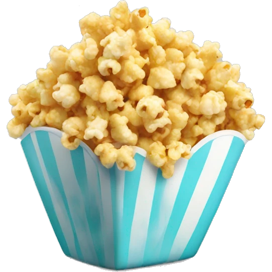 color pop corn emoji