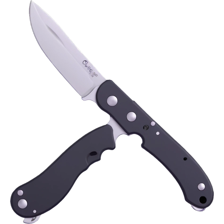 Spyderco pocket knife with thumb hole emoji
