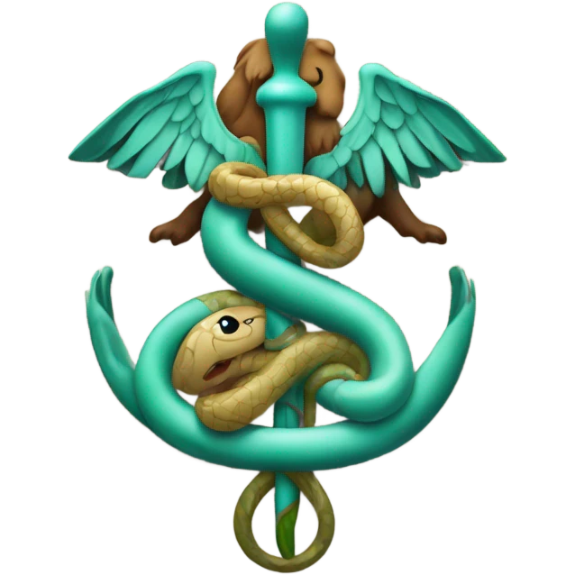 Symbol of veterinary  emoji