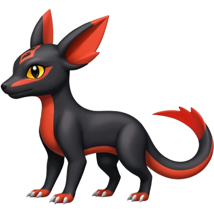 Umbreon-Salandit-Houndour-Charmeleon-Guilmon-fusion emoji
