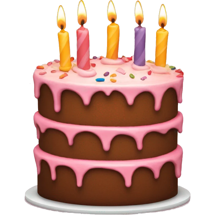 Birthday cake that says Happy Birthday Jerry emoji