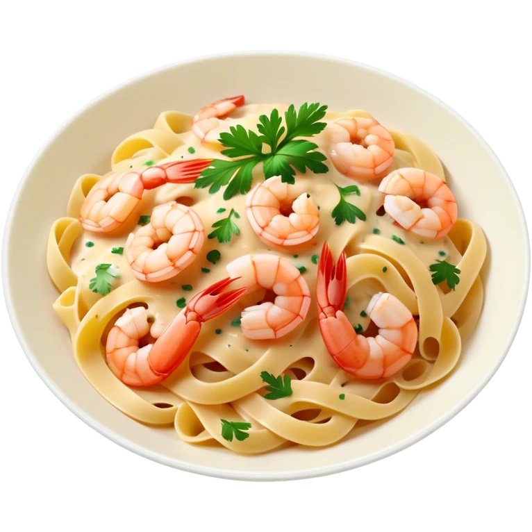 pasta with shrimps emoji