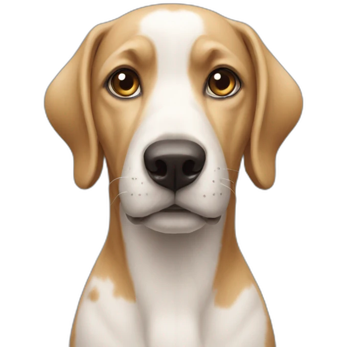 Chat sur chien emoji