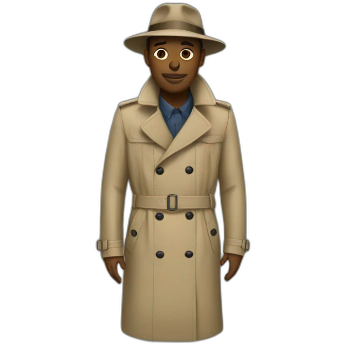 trench-coat emoji