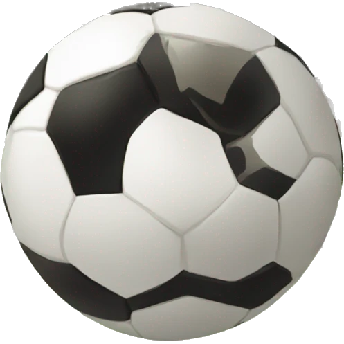 knee with soccer ball emoji
