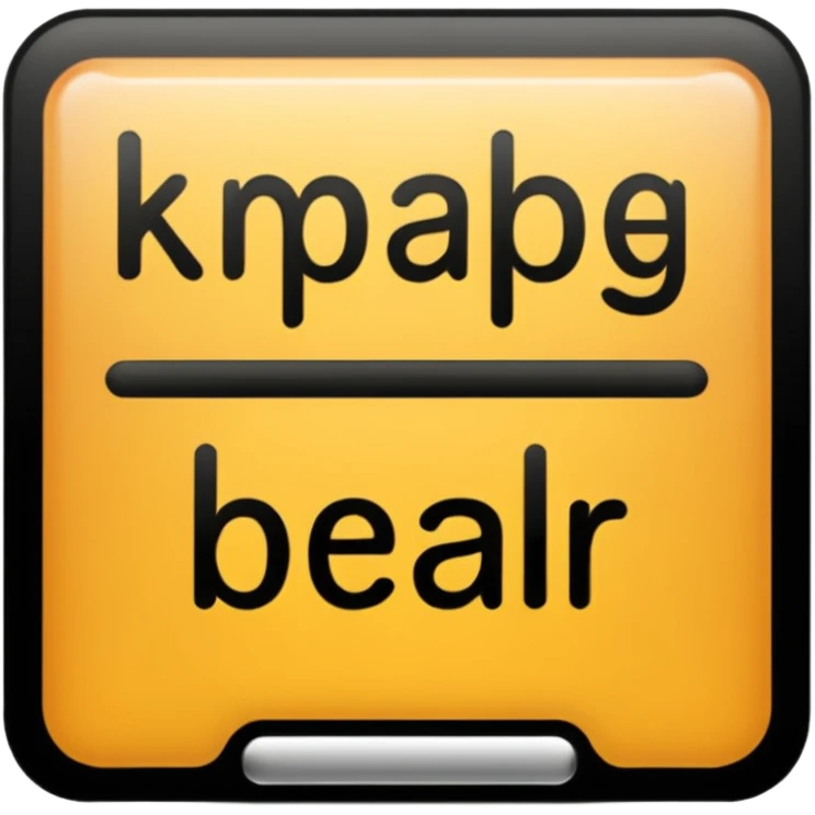 BAR надпись черным цветом emoji