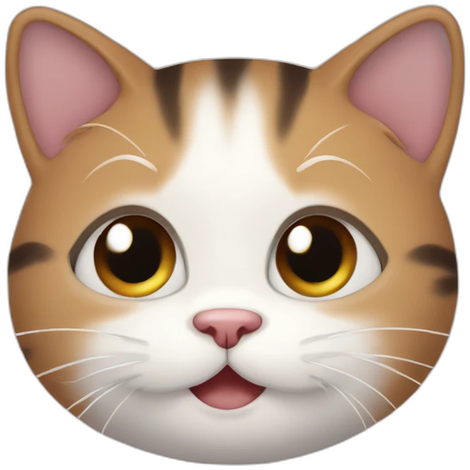 Cute cat face emoji