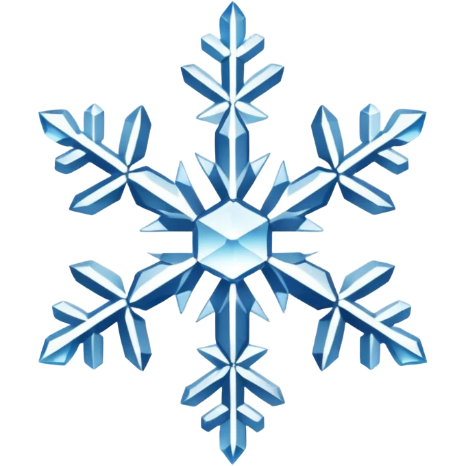 give me a aesthetic snow flake emoji