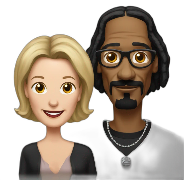 Snoop Dogg and Martha Stuart emoji