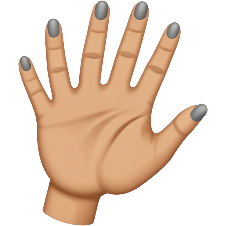 Yvl hand sign hand color grey emoji