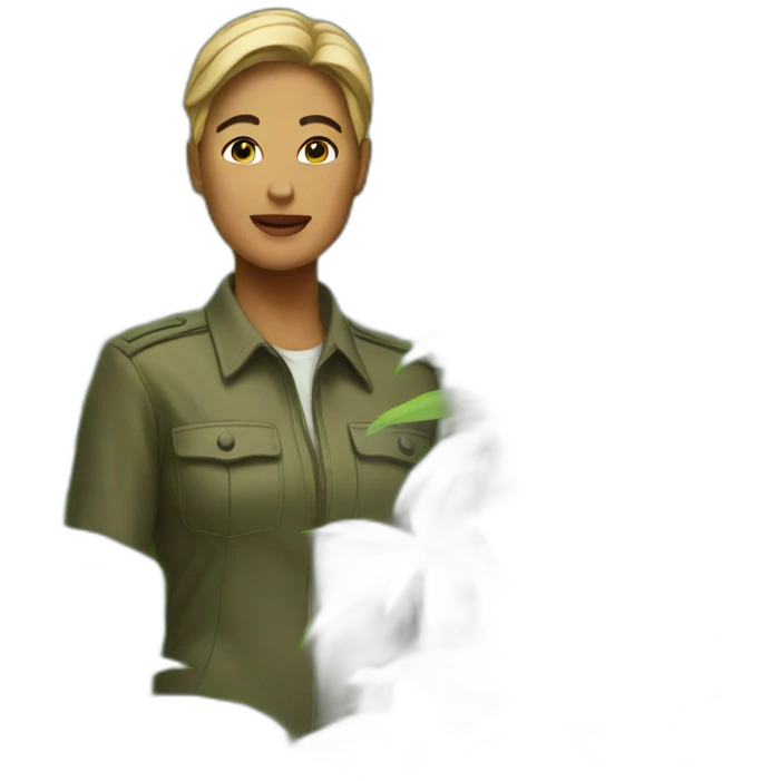 kim in bush emoji
