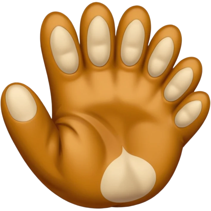 ⁠A twitching paw tapping or drumming against the screen. emoji