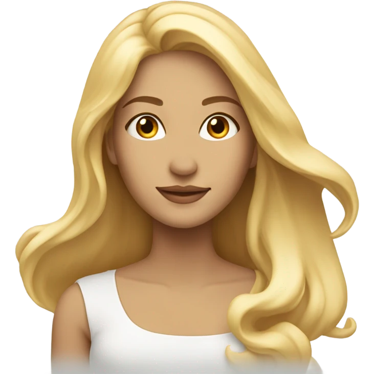 Blonde goddess emoji