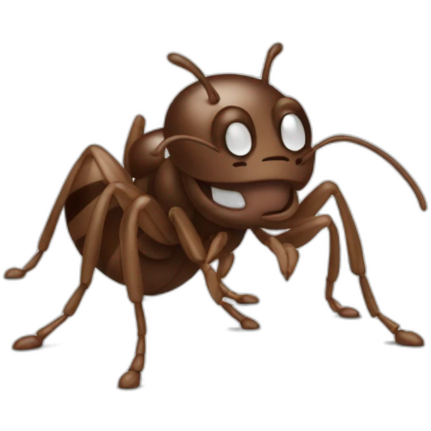 ant smiling emoji