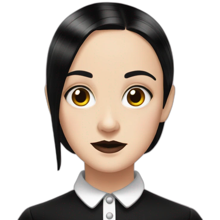 Wednesday Addams emoji