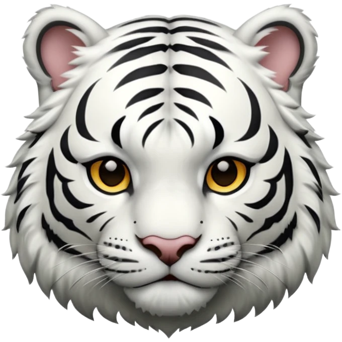 Tigre branco  emoji