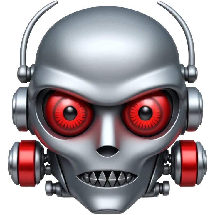 evil ai robot emoji