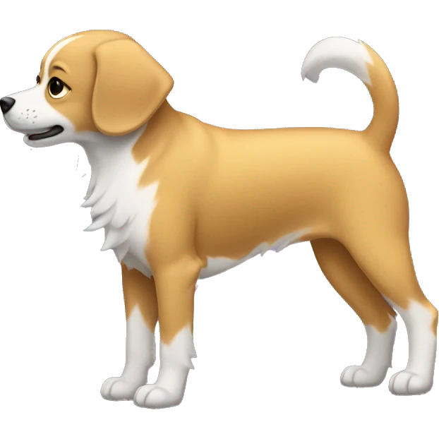 dog with lightning bolt tail emoji