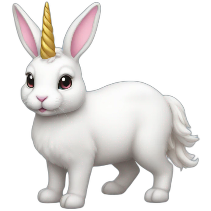 bunny unicorn emoji