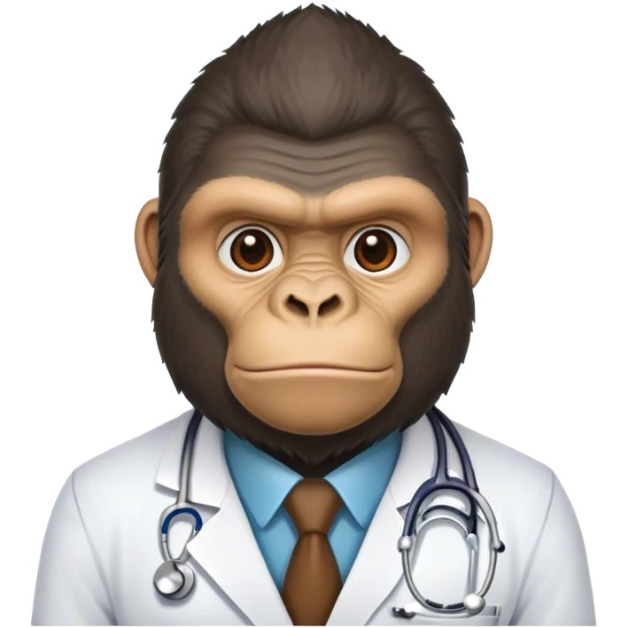 Doctor gorilla emoji
