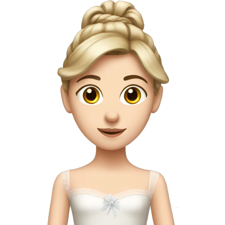 European girl ballet emoji