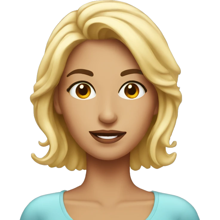 Pretty woman  emoji