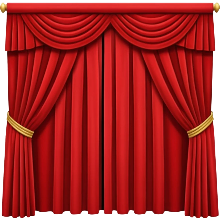create a series of images for Theatre soft goods Inventory showing theatre curtains emoji