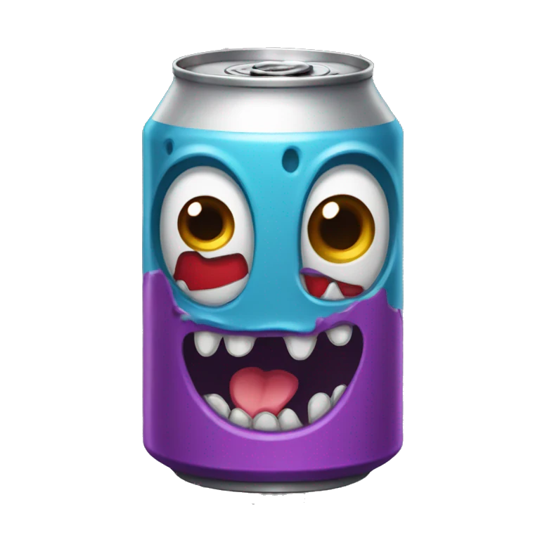canette de boisson monster emoji
