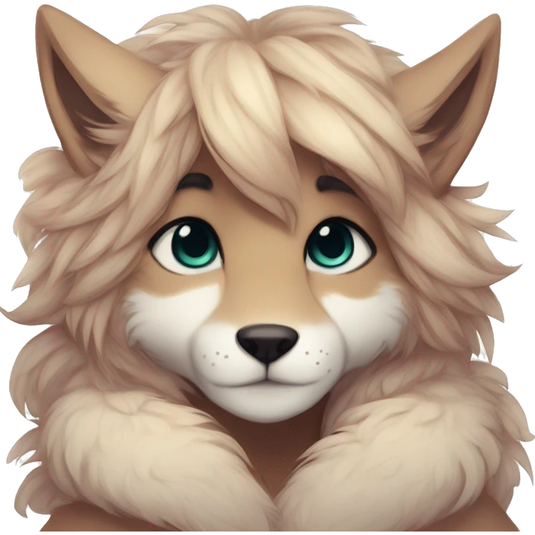 Shy anthro furry by Falvie, LiLaiRa, griffsnuff, AngieWolf emoji