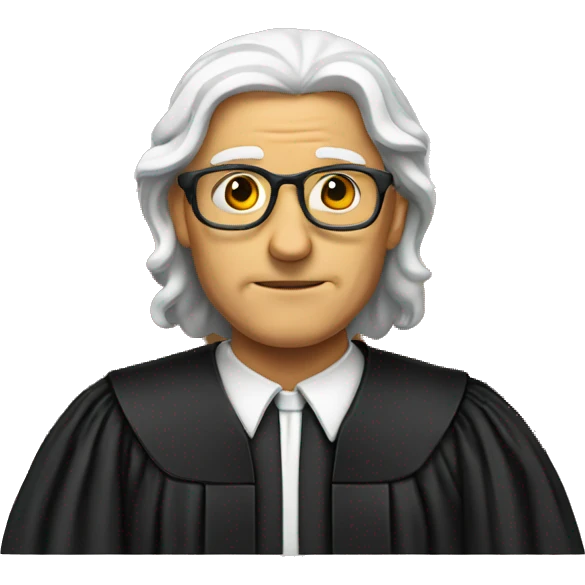 A JUDGE emoji