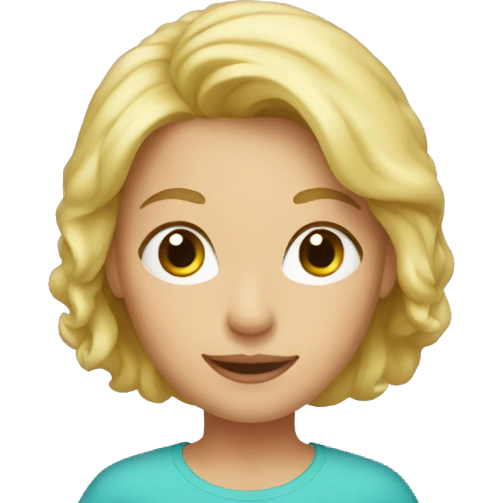 blonde mom emoji