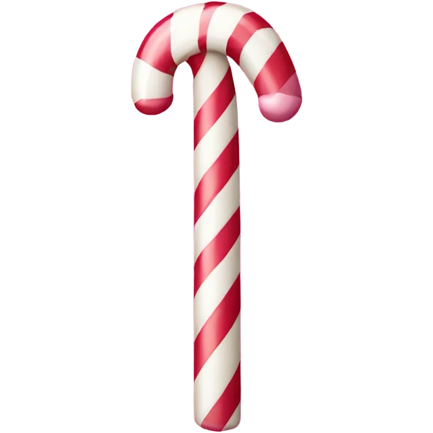 Pink candy cane emoji