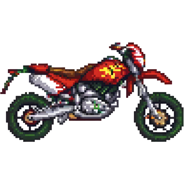 yellow and black super motard motorcycle emoji