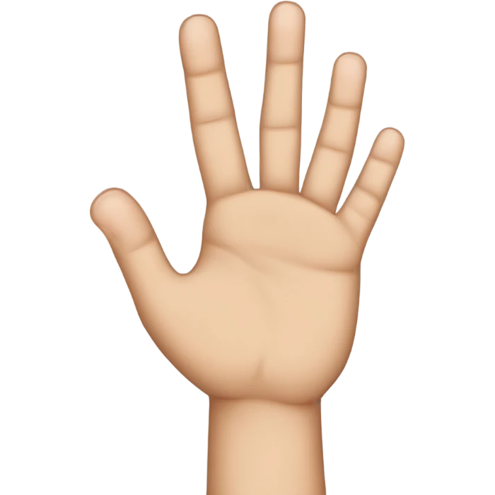 Cross your ring finger and your middle finger and with the same hand make a circle with your thumb and your pointer finger emoji