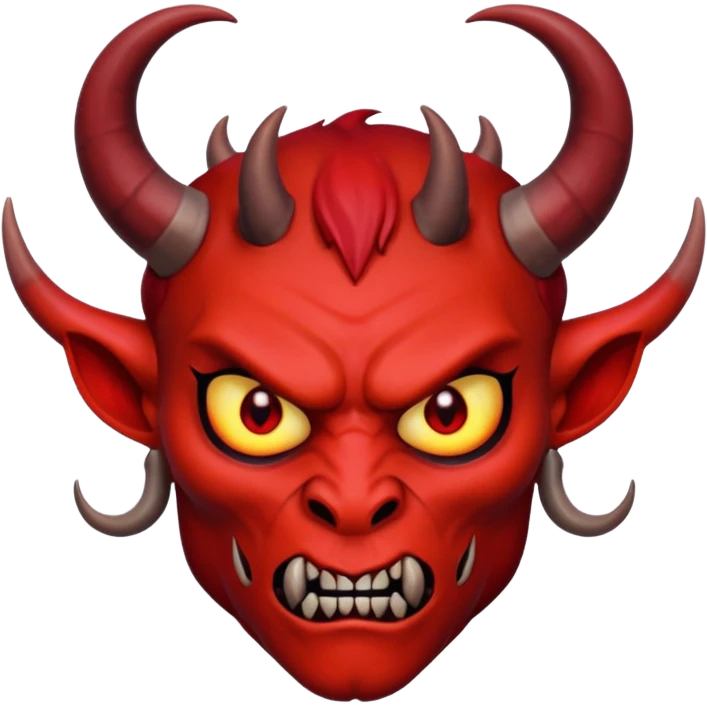 I need a devil with an evil stare emoji emoji