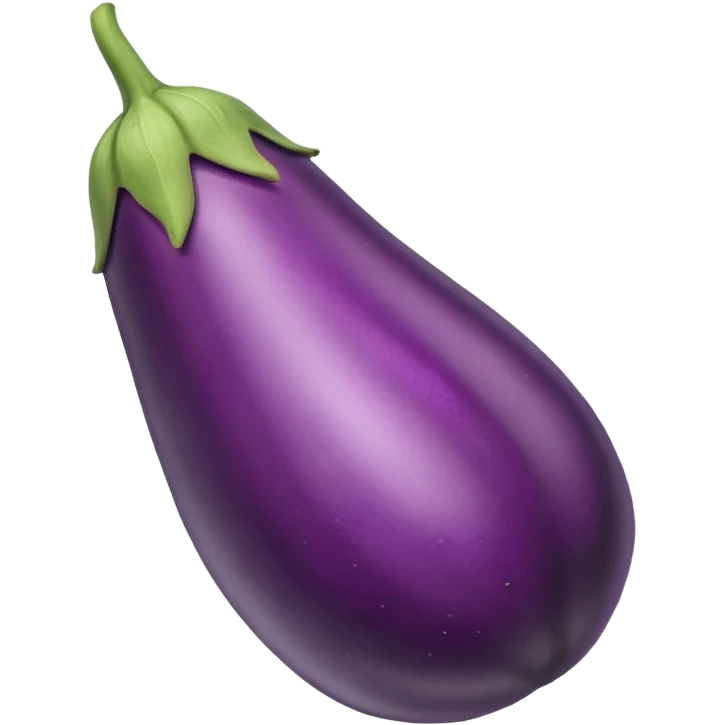Skinny Eggplant emoji