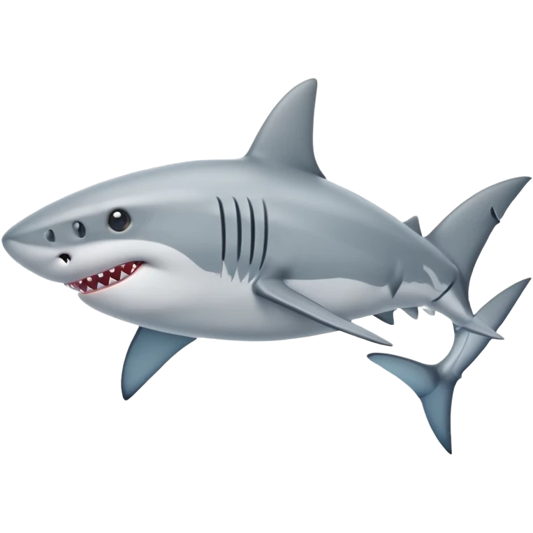 Quiero un tiburón con zapatos emoji