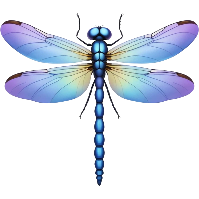 Periwinkle Dragonglfly emoji emoji