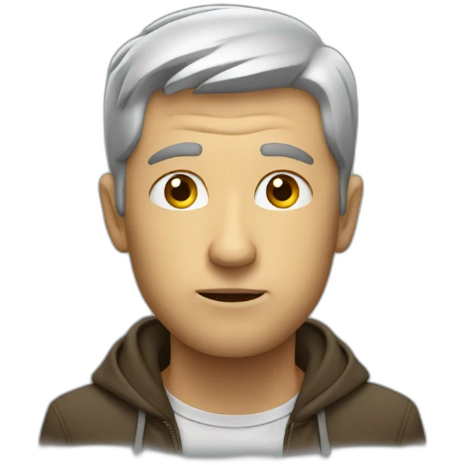  MAN THINKING emoji