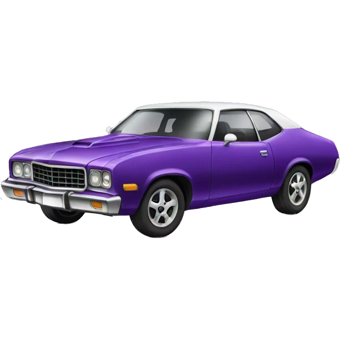 Carro morado emoji