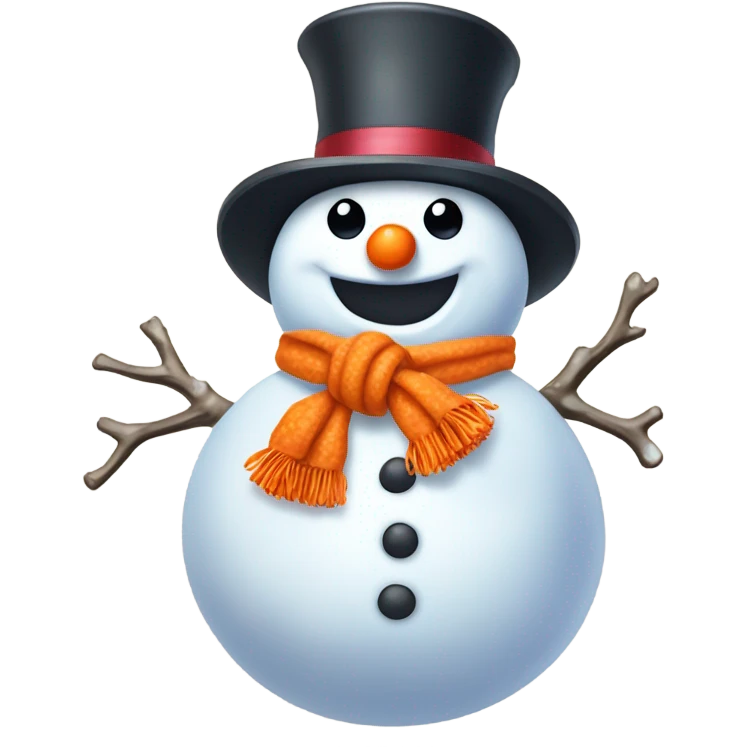 snow man emoji