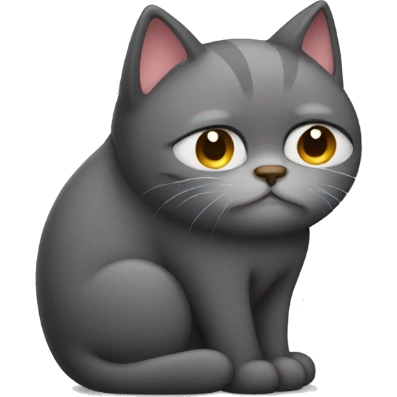 cat body depressed emoji