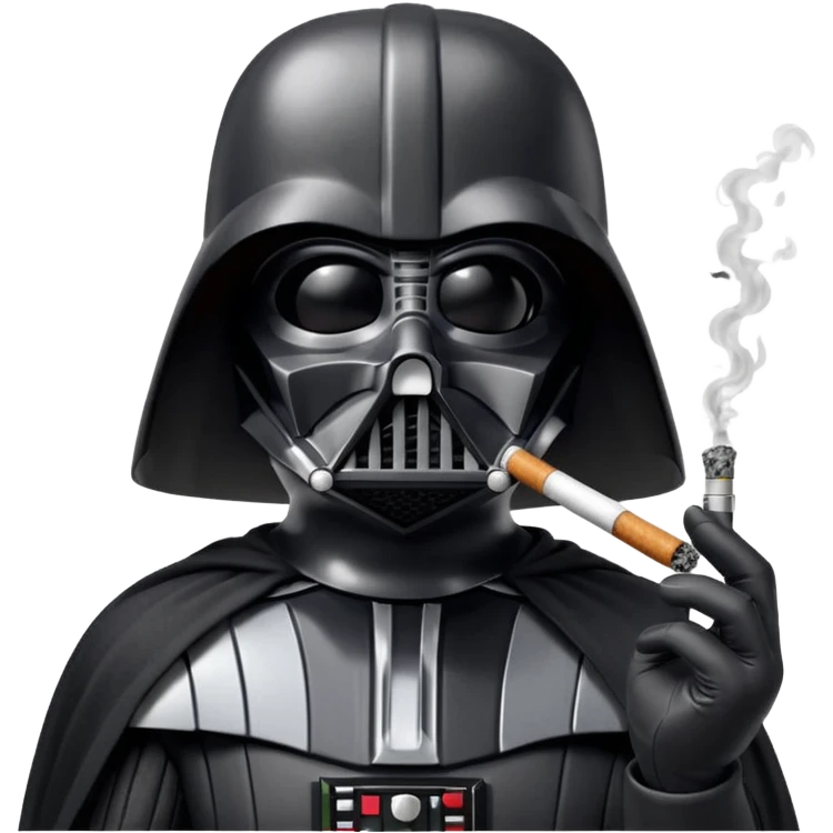 Darth Vader smoking  emoji