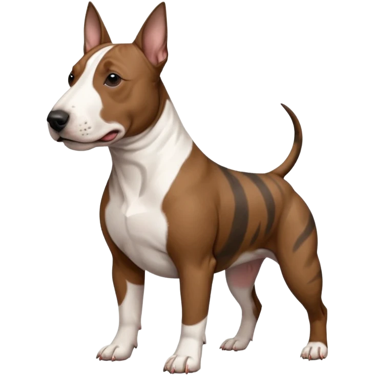 brindle english bull terrier  emoji