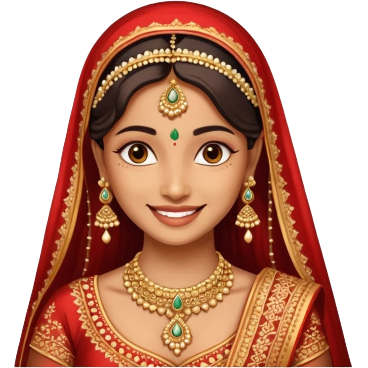indian bride getup emoji