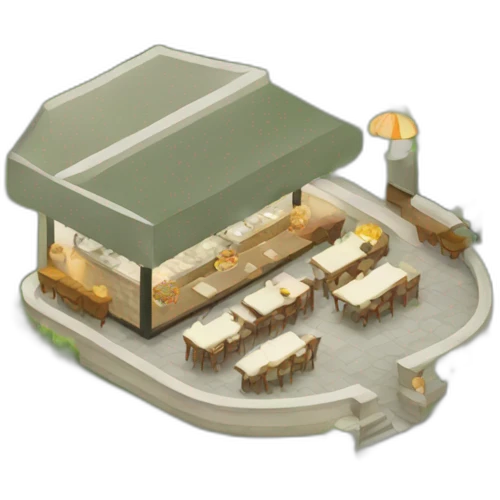 restaurant in the park emoji