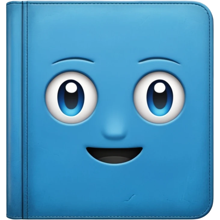 cartella azzurra  emoji