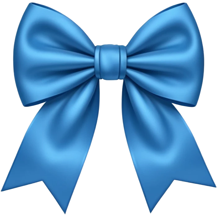 Laço azul  emoji