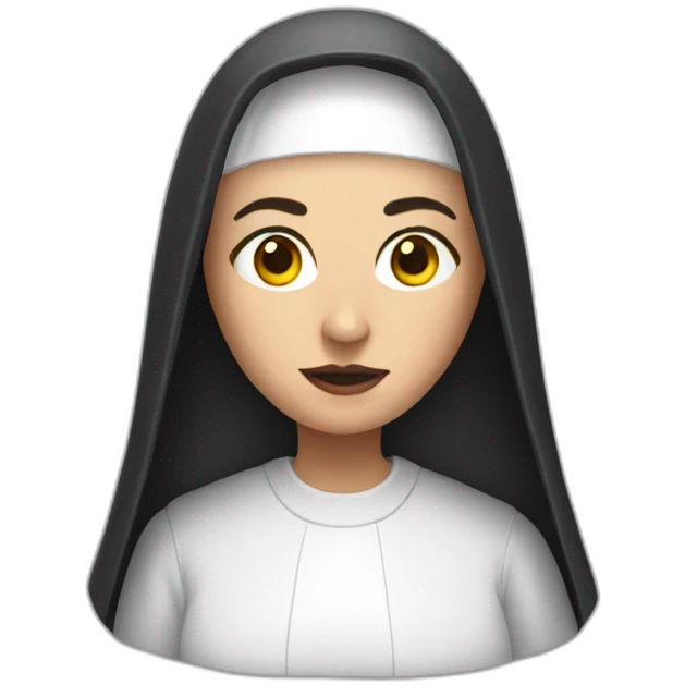 The nun emoji
