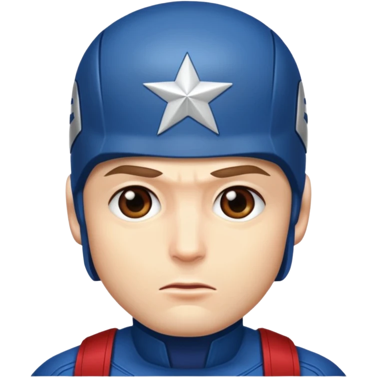 captain america head shot emoji